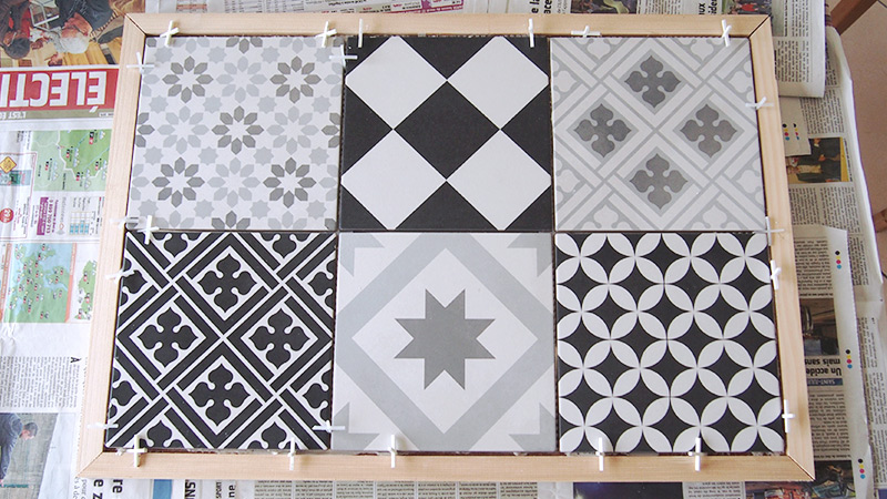 table diy carreaux de ciment