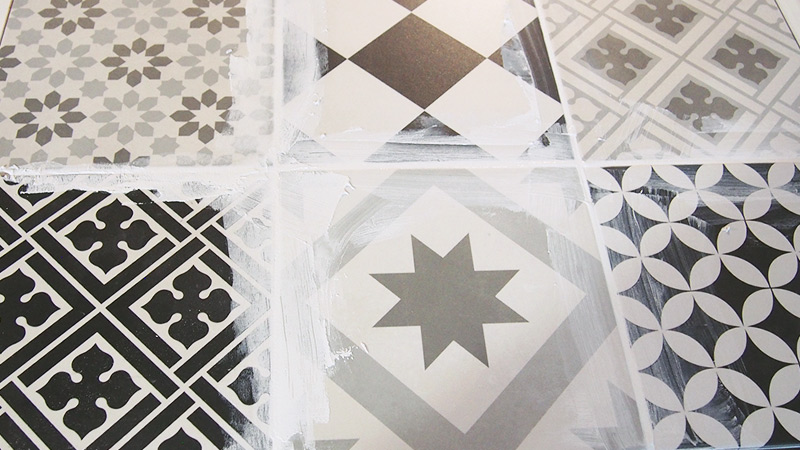 table diy carreaux de ciment