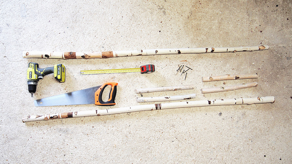 diy échelle bouleau