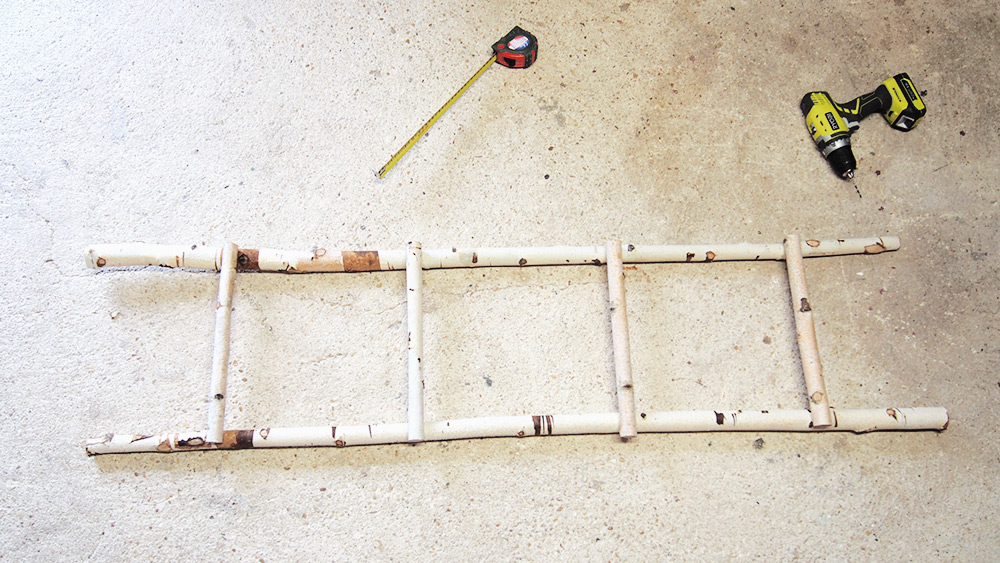 diy échelle bouleau