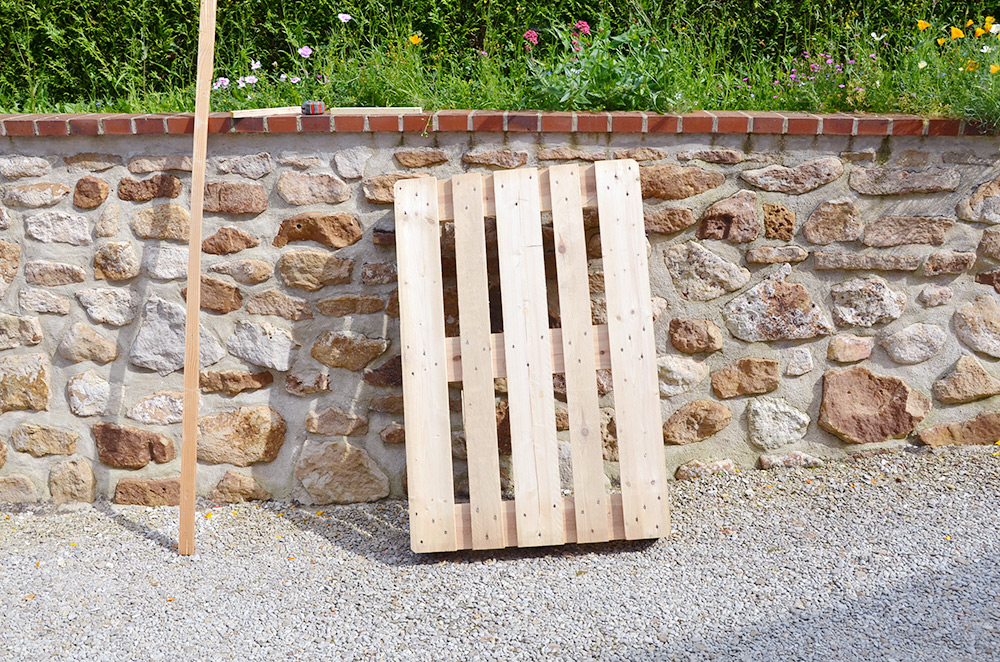 table basse palette en bois