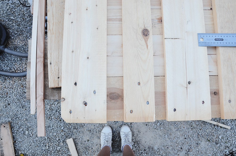 table basse palette en bois