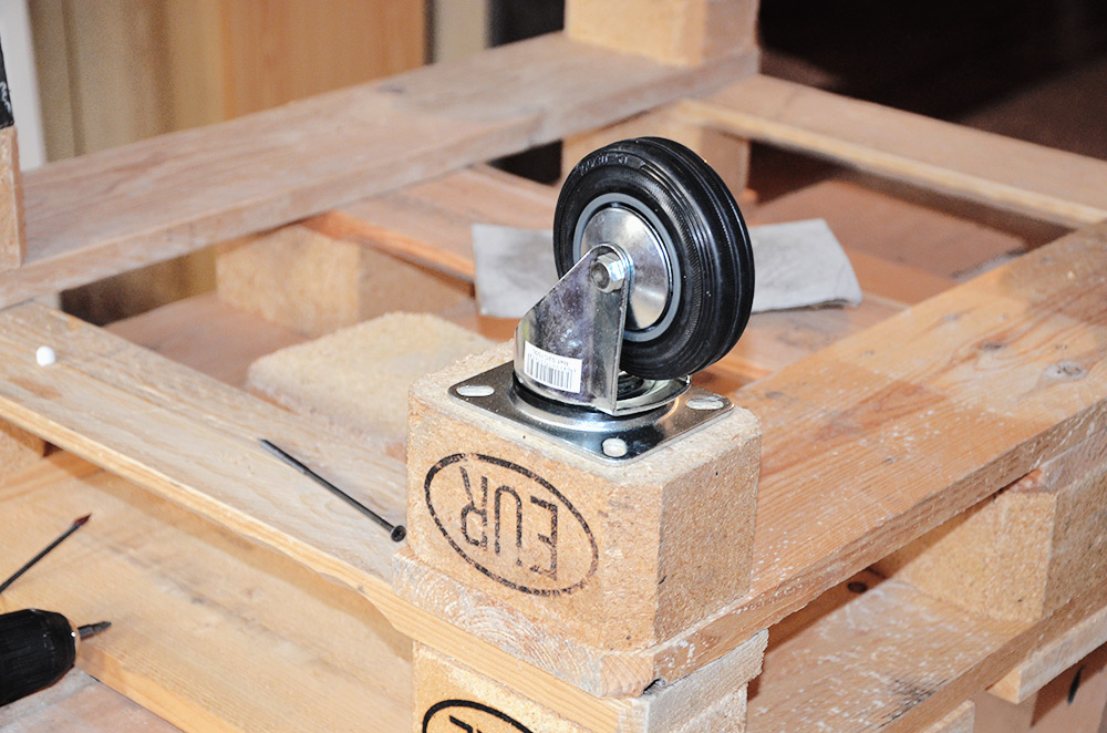 table basse palette en bois