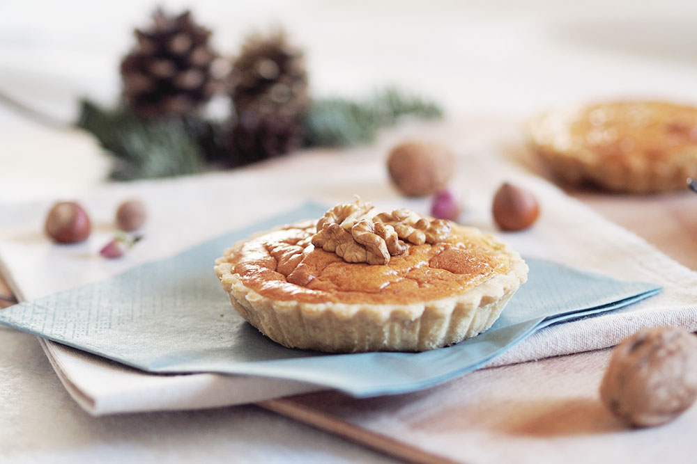tartelette légère aux noix