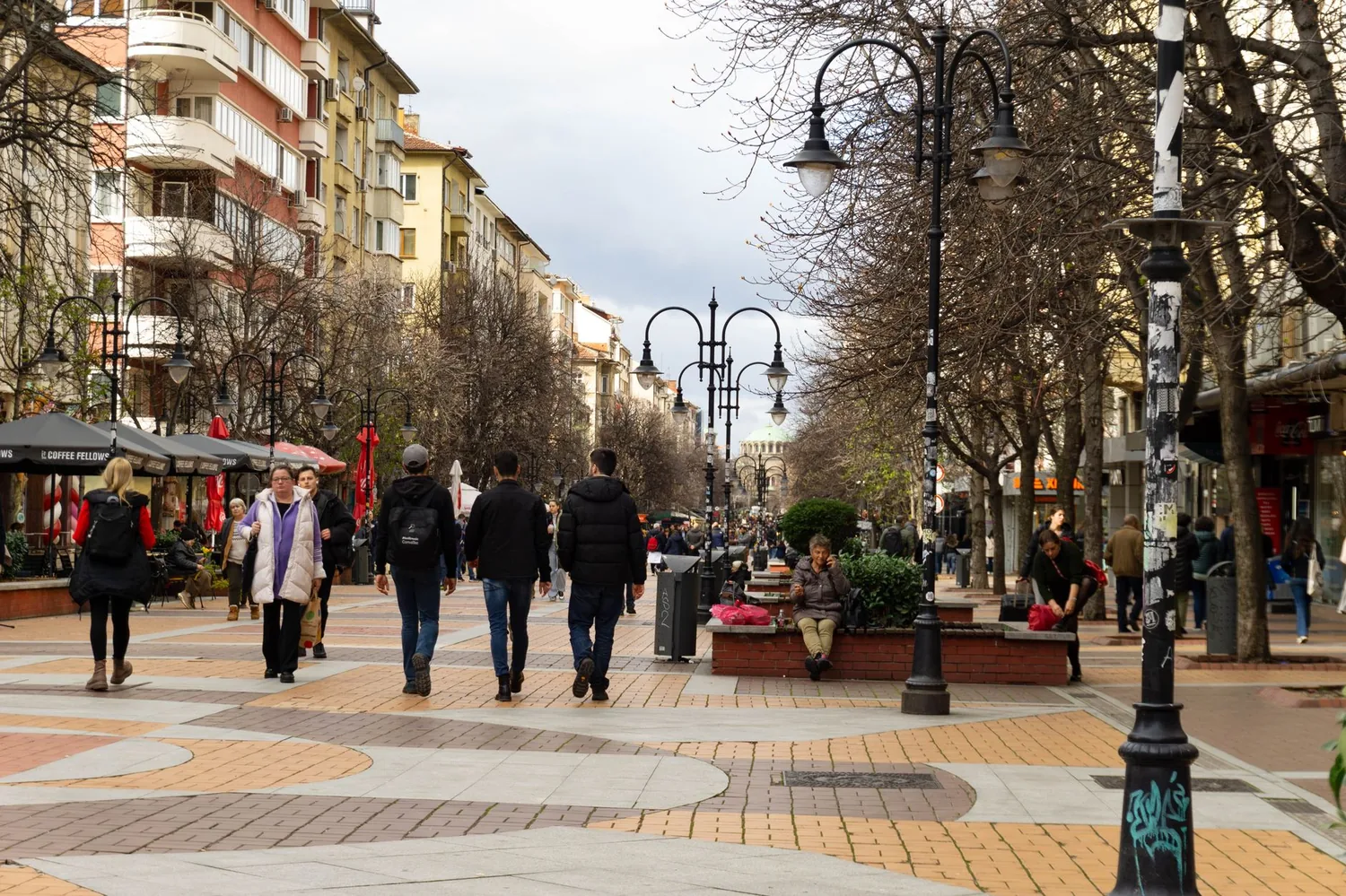 Le boulevard Vitosha à Sofia