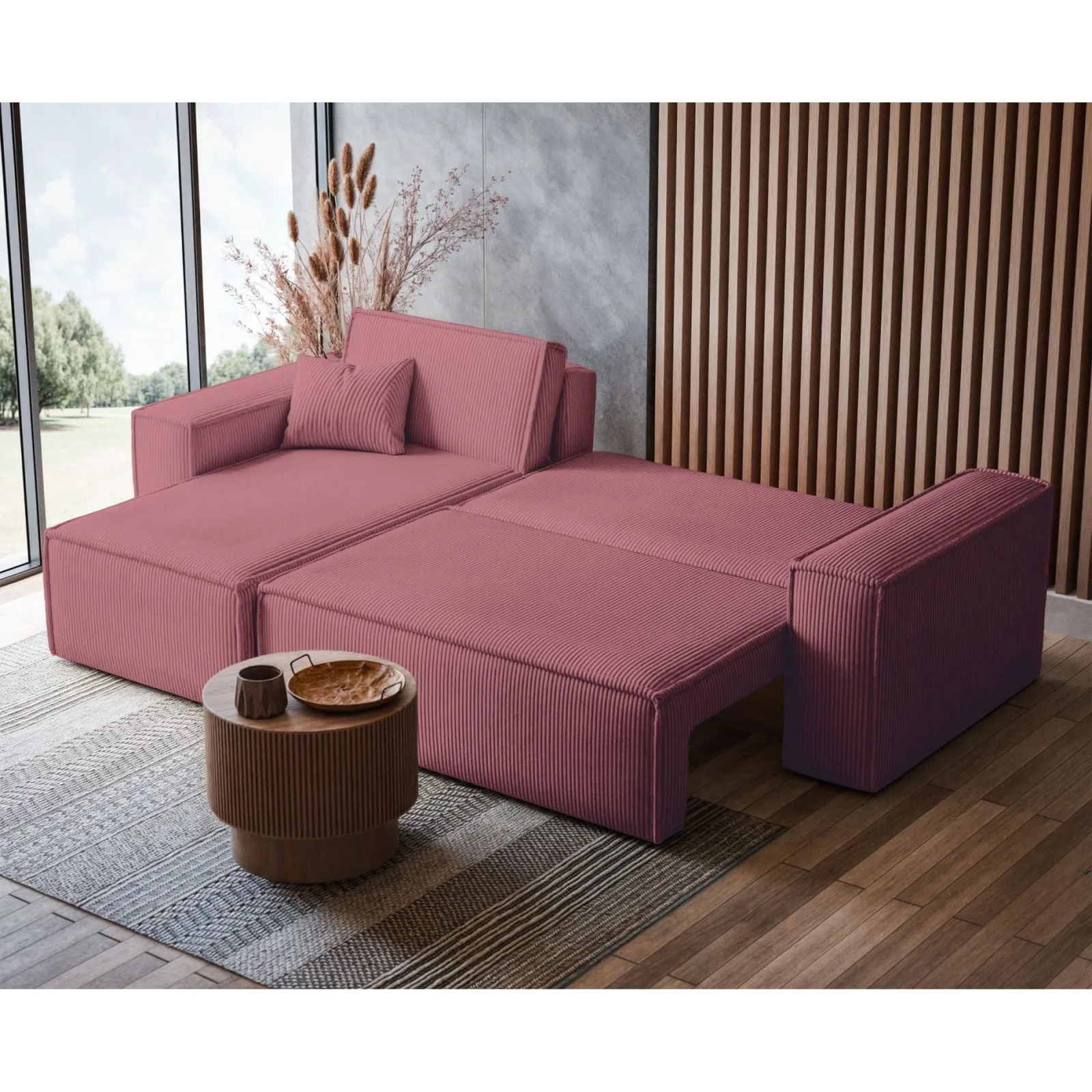 Canapé d'angle convertible Scarlo, Maisons du Monde - vue 4