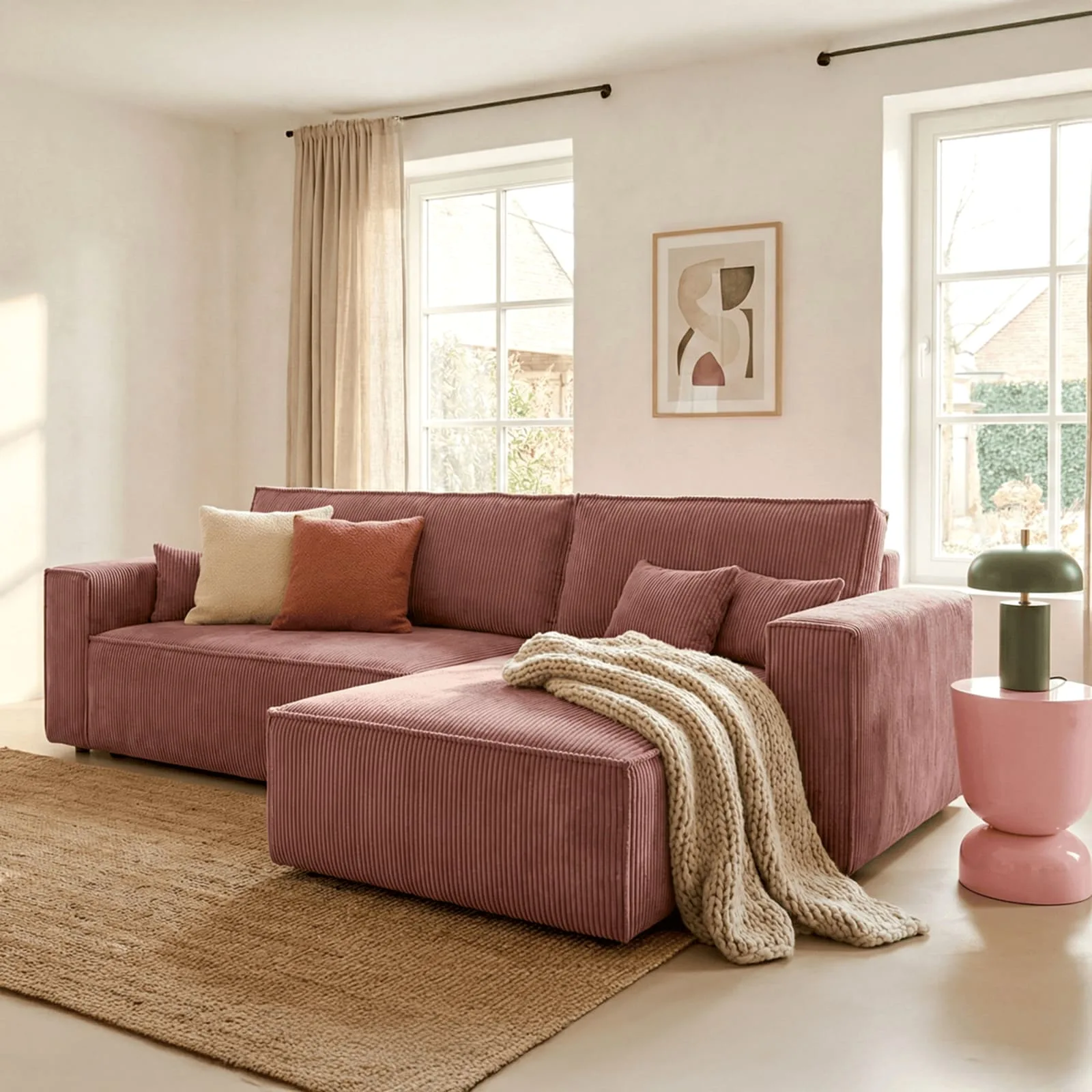 Canapé d'angle convertible Livia, Maisons du Monde - vue 3