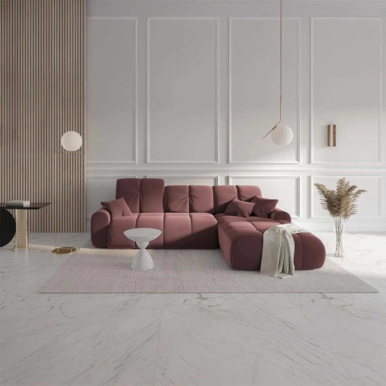 Canapé d'angle droit Tous, Maisons du Monde - vue 2