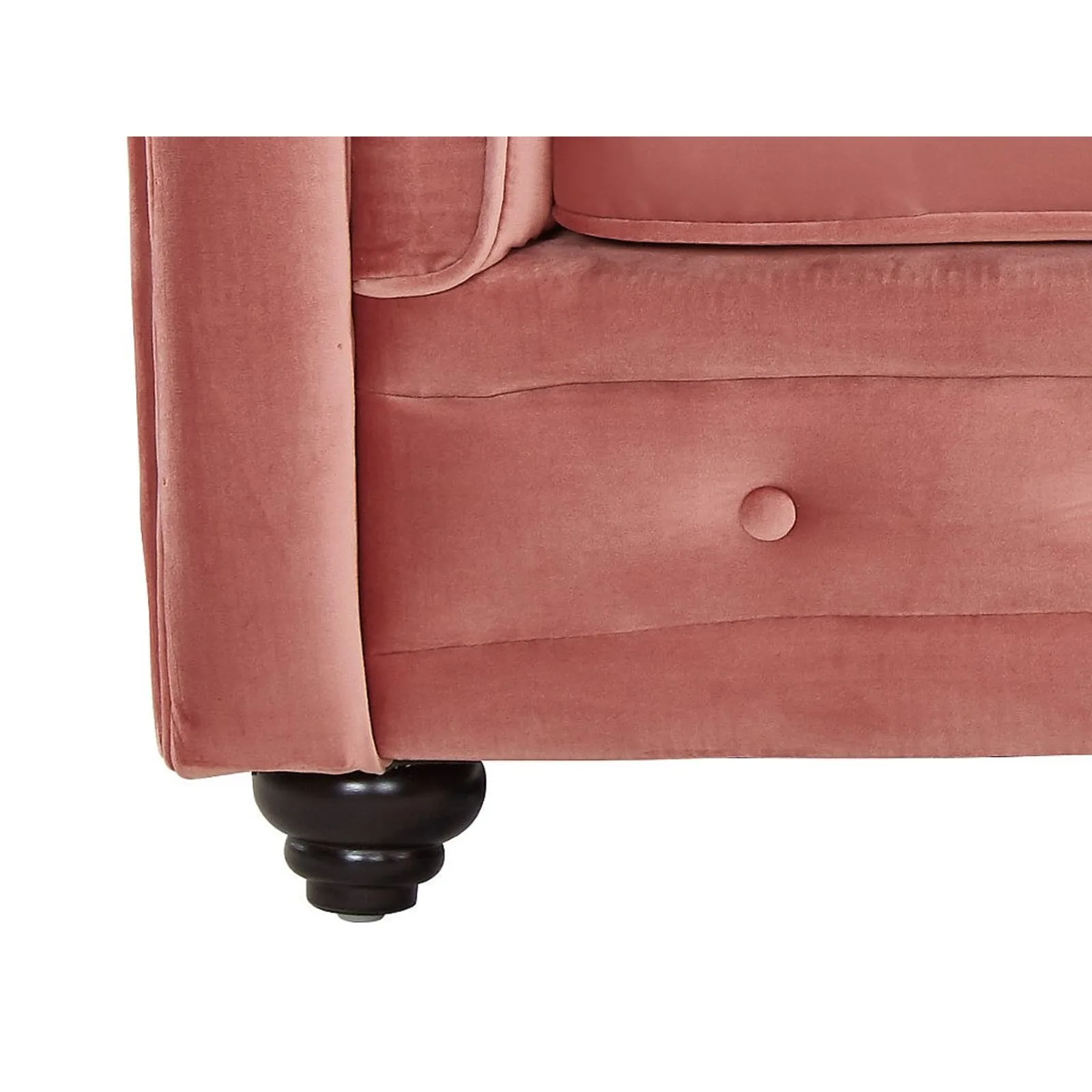 Canapé chesterfield rose poudré, Maisons du Monde - vue 4