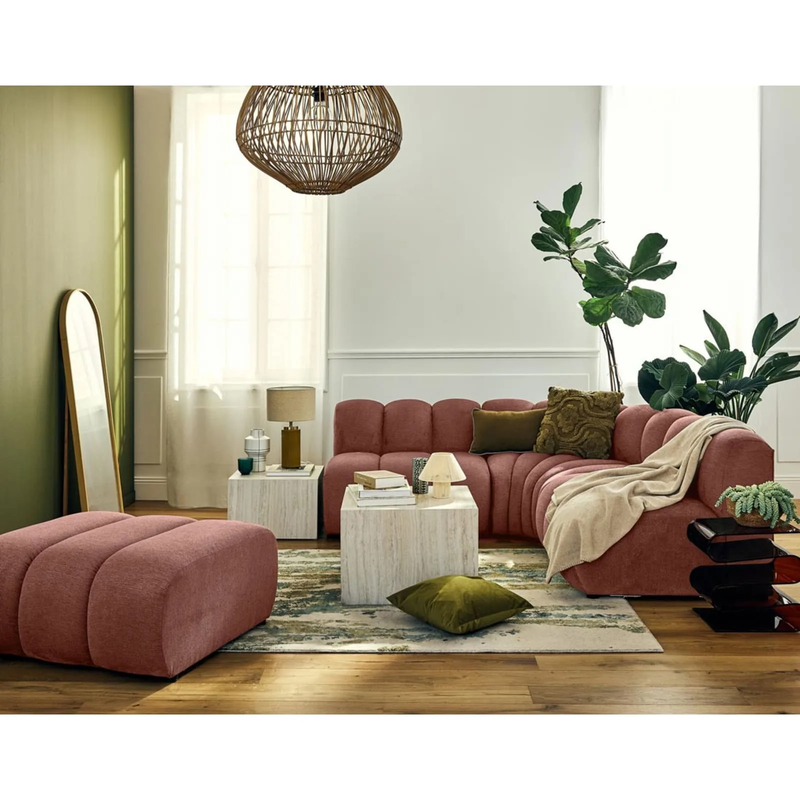 Canapé modulable d'angle réversible Debbie, Maisons du Monde - vue 2