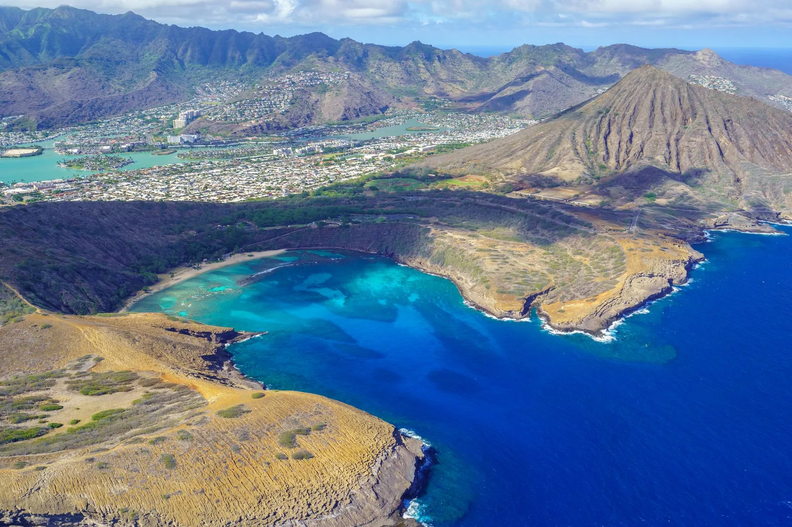 La baie protégée de Hanauma Bay