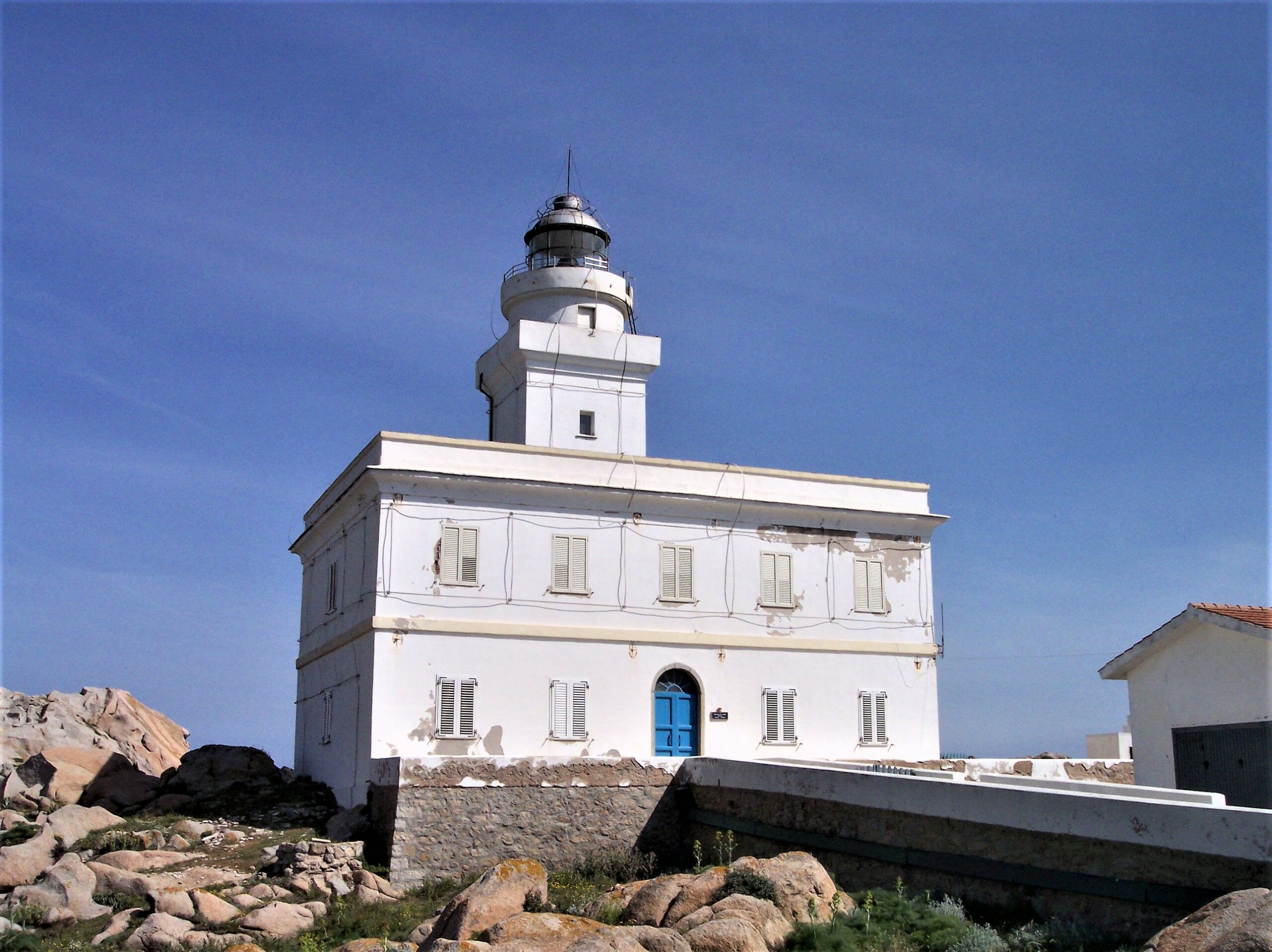 Phare de Capo Testa au coucher du soleil, Santa Teresa di Gallura