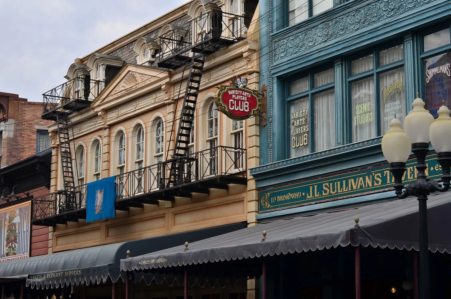 Les batiments de l'American Waterfront a Tokyo DisneySea